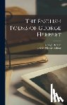 Palmer, George Herbert, Herbert, George - The English Poems of George Herbert