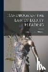 Shipman, Benjamin Jonson - Handbook of the Law of Equity Pleading