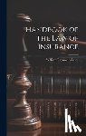 Vance, William Reynolds - Handbook of the Law of Insurance