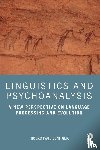 Bonfiglio, Thomas Paul - Linguistics and Psychoanalysis