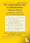 von Collani, Claudia - Der ursprungliche Sinn der Himmelslehre (Tianxue benyi)