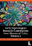  - Early Psychological Research Contributions from Women of Color, Volume 2