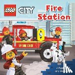 Books, MacMillan Children's - Lego(r) City. Fire Station: A Push, Pull and Slide Book