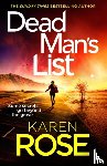 Rose, Karen - Dead Man's List