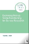 Wind, Stefanie A. - Exploring Rating Scale Functioning for Survey Research