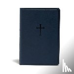Holman Bible Publishers - KJV Everyday Study Bible, Navy Cross Leathertouch