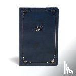 Holman Bible Publishers - KJV Large Print Personal Size Reference Bible, Navy Leathertouch Indexed