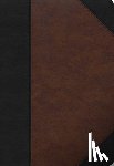 Holman Bible Publishers - KJV Super Giant Print Reference Bible, Black/Brown Leathertouch, Indexed