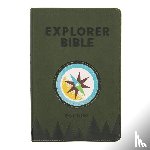 Csb Bibles By Holman - CSB Explorer Bible for Kids, Olive Compass Leathertouch, Indexed
