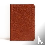 Holman Bible Publishers - NASB Large Print Compact Reference Bible, Burnt Sienna Leathertouch