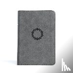 Csb Bibles by Holman - CSB Large Print Compact Reference Bible, Stone Leathertouch