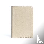 Csb Bibles by Holman - CSB Large Print Compact Reference Bible, Gold Leathertouch