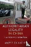 Gallagher, Mary E. (University of Michigan - Authoritarian Legality in China