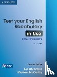 O'Dell, Felicity, McCarthy, Michael (University of Nottingham) - Test Your English Vocabulary in Use Upper-intermediate Book with Answers