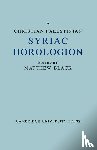  - A Christian Palestinian Syriac Horologion