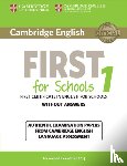  - Cambridge English First for Schools 1 for Revised Exam from 2015 Student's Book without Answers