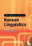  - The Cambridge Handbook of Korean Linguistics