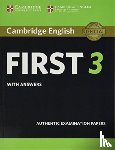  - Cambridge English First 3 Student's Book with Answers