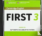 Not Available - Cambridge English First 3 Audio CDs