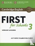  - Cambridge English First for Schools 3 Student's Book without Answers