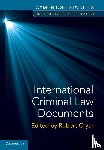  - International Criminal Law Documents