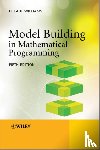 Williams, H. Paul (London School of Economics) - Model Building in Mathematical Programming