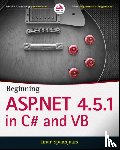 Spaanjaars, Imar - Beginning ASP.NET 4.5.1: in C# and VB