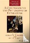  - A Companion to the Philosophy of Literature