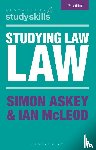 Askey, Simon (Department of Law, McLeod, Ian (Stirling Law School - Studying Law