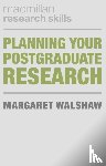 Walshaw, Margaret (Massey University - Planning Your Postgraduate Research