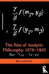 Potter, Michael (University of Cambridge - The Rise of Analytic Philosophy, 1879–1930