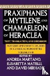  - Praxiphanes of Mytilene and Chamaeleon of Heraclea