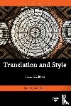 Boase-Beier, Jean - Translation and Style