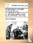 Webster, Noah - An Introduction to English Grammar