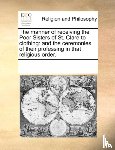 Multiple Contributors, Multiple Contributors, See Notes - The Manner of Receiving the Poor Sisters of St. Clare to Clothing