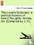 H, J - The Lover's Dictionary
