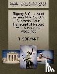 Bryant, T K - Rigney & Co V. Aunt Jemima Mills Co U.S. Supreme Court Transcript of Record with Supporting Pleadings