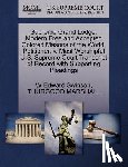 Swinson, W Edward, Marshall, Thurgood - Supreme Grand Lodge, Modern Free and Accepted Colored Masons of the World, Petitioner, V. Most Worshipful U.S. Supreme Court Transcript of Record with Supporting Pleadings