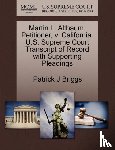 Briggs, Patrick J - Martin L. Altbaum, Petitioner, V. California. U.S. Supreme Court Transcript of Record with Supporting Pleadings