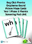 Johnston, Rhona, Watson, Joyce - Bug Club Phonics Grapheme-Sound Picture Frieze Cards Year 1 Phase 5 Phonics screening pack (A4)