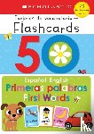 Scholastic - 50 Spanish-English First Words: Scholastic Early Learners (Flashcards)