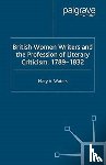 Waters, M. - British Women Writers and the Profession of Literary Criticism, 1789-1832