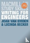 Emden, Joan van (University of Reading, Becker, Lucinda (University of Reading - Writing for Engineers