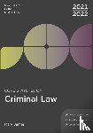 James, Mark (School of Law - Core Statutes on Criminal Law 2021-22