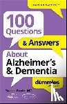 Poole, Simon - 100 Questions & Answers About Alzheimer's & Dementia For Dummies