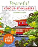Woodroffe, David - Large Print Peaceful Colour-by-Numbers