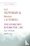 Newman, Saul (Professor, La Torre, Massimo (Professor of Philosophy of Law - The Anarchist before the Law