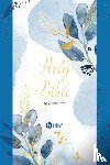 Version, New International - NIV Larger Print Blue Soft-tone Bible with Zip