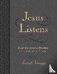 Young, Sarah - Jesus Listens, Large Text Leathersoft, Charcoal, with Full Scriptures