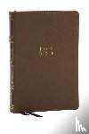 Thomas Nelson - KJV Holy Bible: Compact Bible with 43,000 Center-Column Cross References, Brown Leathersoft, Red Letter, Comfort Print (Thumb Indexing): King James Version